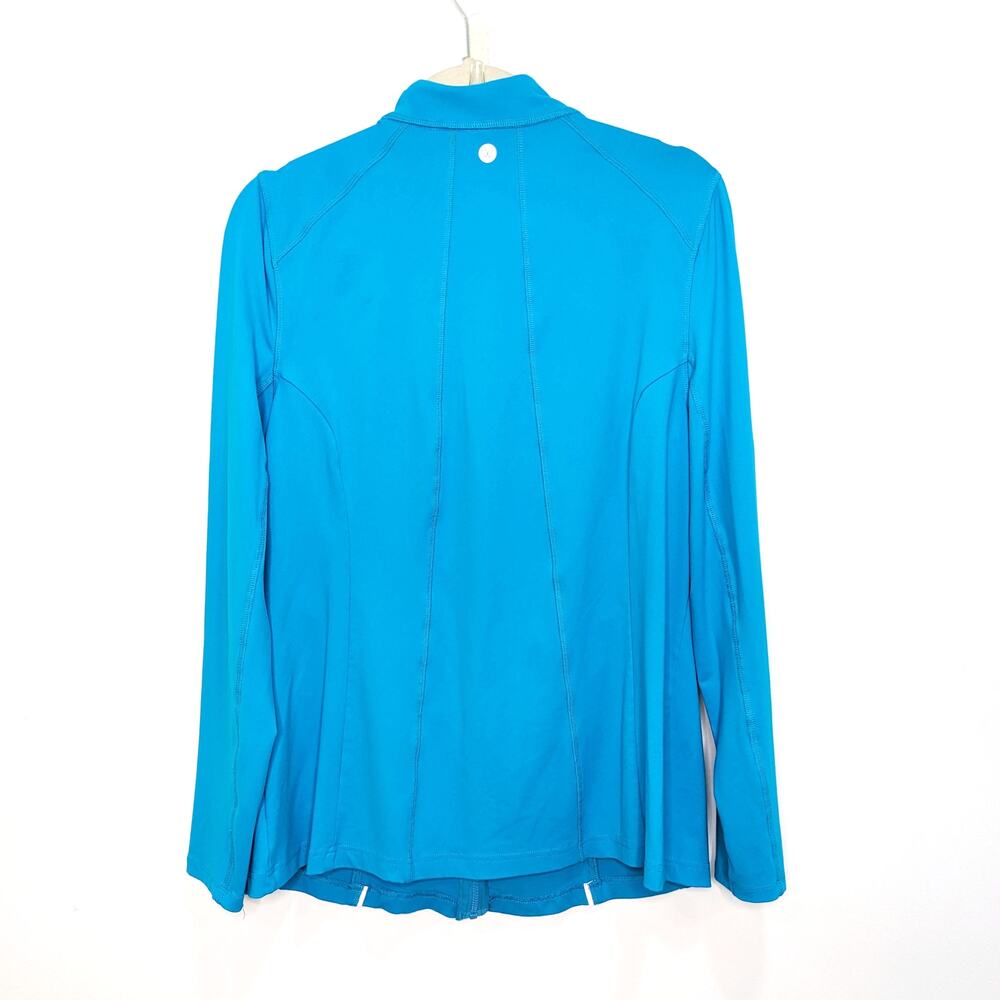 Lane Bryant Livi Jacket Womens 14/16 1X Plus Size Active Blue Zip Up Work Out - Picture 3 of 8